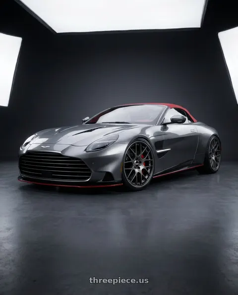 2026 Aston Martin Vantage with BBS CH-RII 5x130 22x11.5 +50 Satin Platinum Center Black Lip SS Rim Protector wheels