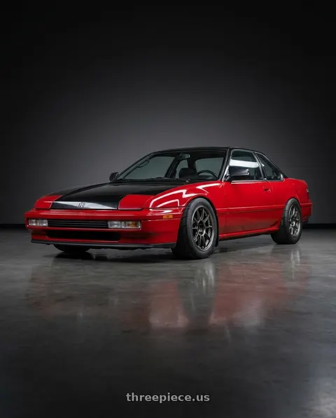 1991 Honda Prelude with WedsSport TC105X 4x100 16x7.0+36 EJ Titan wheels