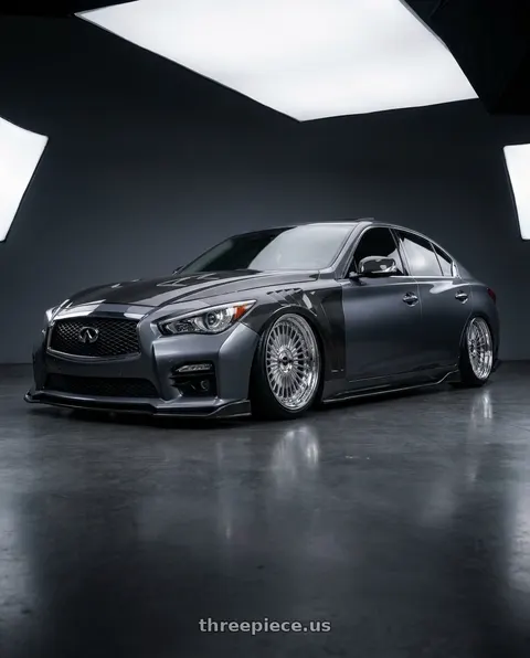 2016 INFINITI Q50 with Work Emitz Chrome 5x114.3 19x10.5 +38 wheels