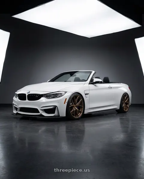 2020 BMW M4 with VOSSEN HF6-4 6X139.7 20x10 -18 TERRA BRONZE wheels