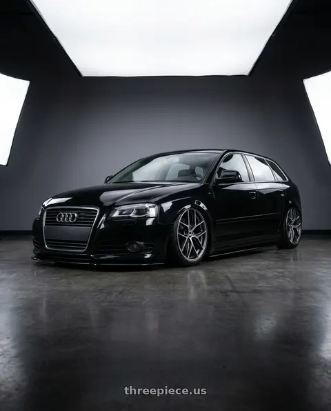 2012 Audi A3 with BBS CC-R 5x112 19x9.0+42 Graphite w/ Diamond Cut Face wheels