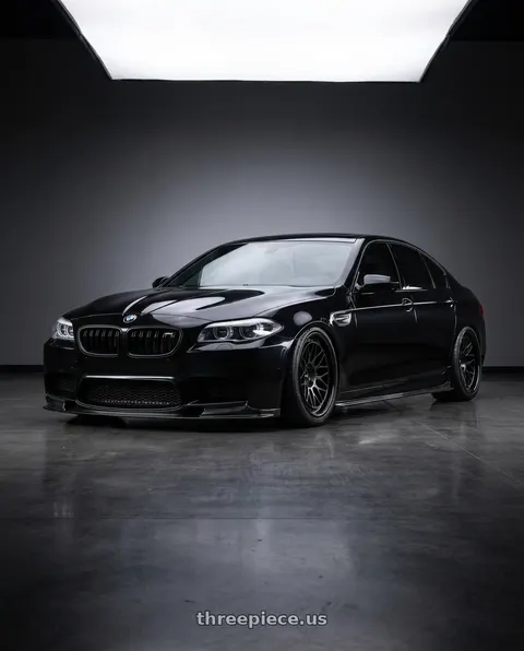 2015 BMW M5 with BBS LM-R 5x120 20x11 +40 Diamond Black Center and Barrel wheels