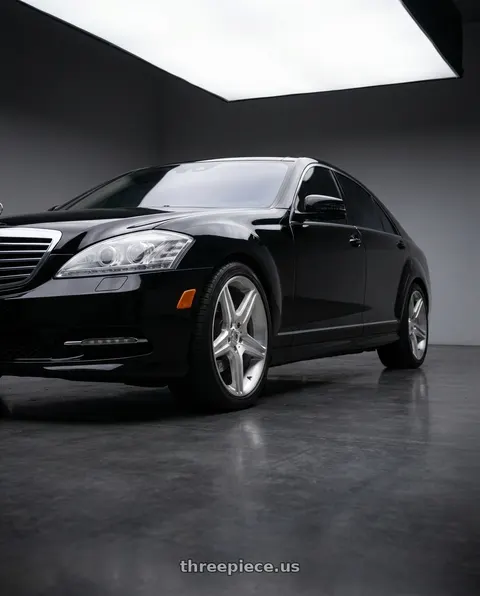 2011 Mercedes-Benz S550 with Asanti Forged 173 5x112 22x9 +24 BRUSHED wheels