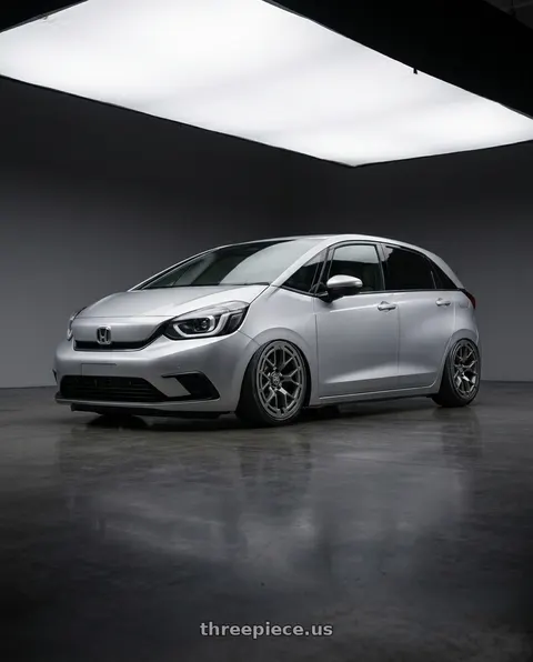 2025 Honda fit ehev with RTR 950SC Tech 6 Ranger/Bronco 6x139.7 17x9 +30 Satin Charcoal wheels