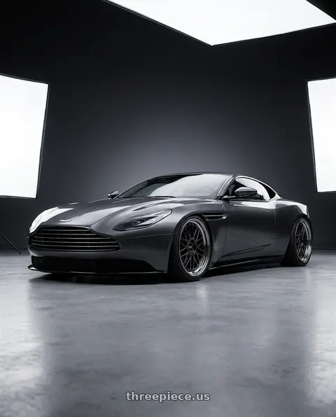 2019 Aston Martin DB11 with BBS LM 5x114.3 18x9.0+25 Diamond Black wheels