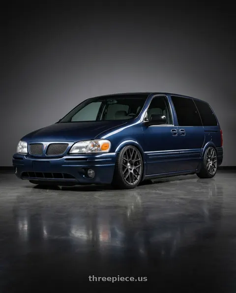2002 Pontiac Montana with TSW NURBURGRING 5X114.3 17X7.5 +45 MATTE GUNMETAL wheels
