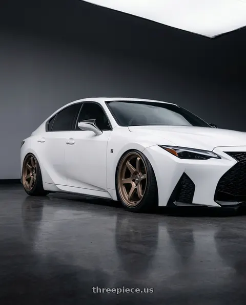 2018 Lexus IS350 F Sport with ESR Wheels APEX SERIES AP6 5x114.3 19x9.5 +22 Matte Bronze wheels