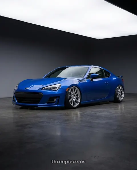 2017 Subaru BRZ with Ssr Gtv02 5x100 18x8.5+44  GLARE SILVER wheels