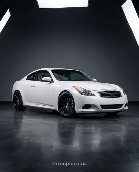 2008 INFINITI G37 with Rohana RFC10 5x114.3 20x9+15 Matte Black/Gloss Black Lip wheels