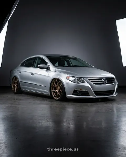 2015 Volkswagen CC with Aodhan AFF2 5x112 19x8.5+35 Matte Bronze wheels