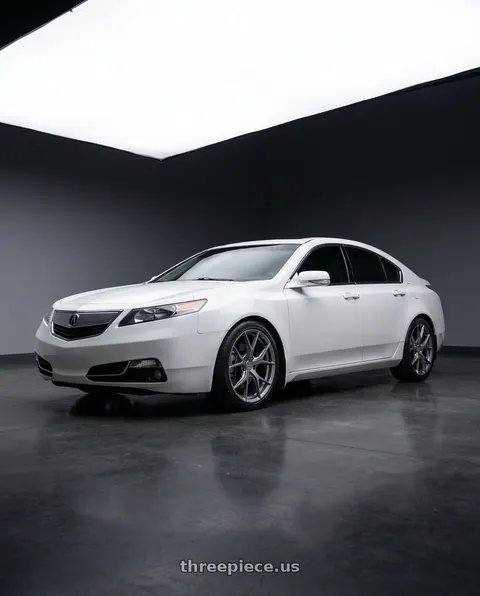 2012 Acura TL SH-AWD with MRR FS6 5x120 19x8.5  +35 Gloss Gun Metal wheels