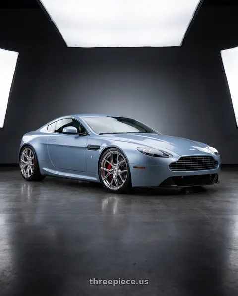 2011 Aston Martin V8 Vantage with Fittipaldi Street FS374C 6x5.50 26x10 +30 Chrome wheels
