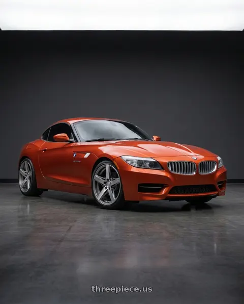 2013 BMW Z4 sDrive35is with Niche 1PC M270 TERAMO 5X120 18X8 +30 ANTHRACITE BRUSHED FACE TINT CLEAR wheels