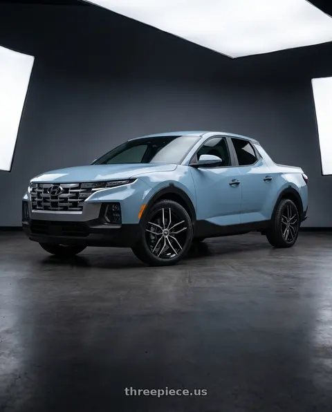 2026 Hyundai Santa Cruz SEL Activity with Spec-1 SP-50 5x114.3 17x7.5 +38 Gloss Black & Machined wheels