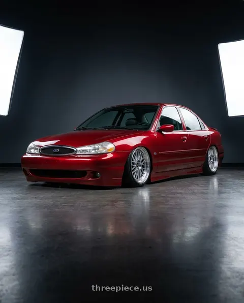 1999 Ford Contour SVT with BBS LM 4x100 17x7.5+40 Diamond Silver wheels