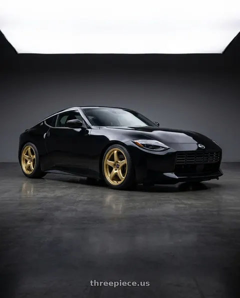 2024 Nissan Z Sport with Enkei PF05 4x100 15x8+25 Gold wheels