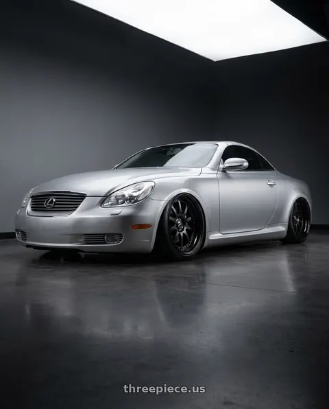 2007 Lexus SC430 with Fuel Mono DD71 FF71 6X139.7 20X9 +1 GLOSS BRUSHED POLISHED wheels