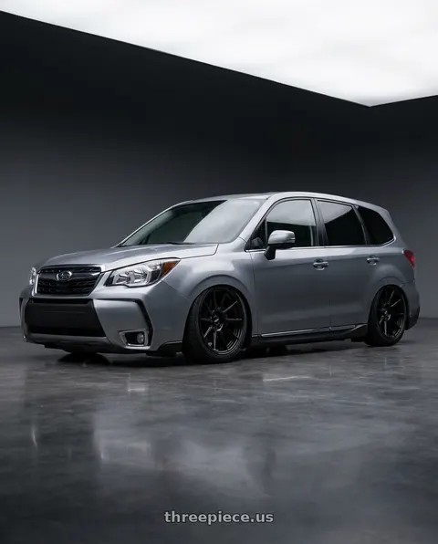 2017 Subaru Forester with Enkei TS10 5x114.3 18x8+40 Black wheels