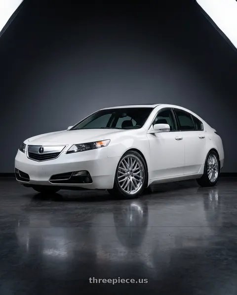 2013 Acura TL SH-AWD with V�xx Masi 5x120 19x8.5+35 Silver Mirror Mach Lip wheels