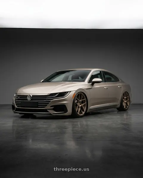 2021 Volkswagen Arteon with Aodhan AFF2 5x114.3 19x9.5+35 Matte Bronze wheels
