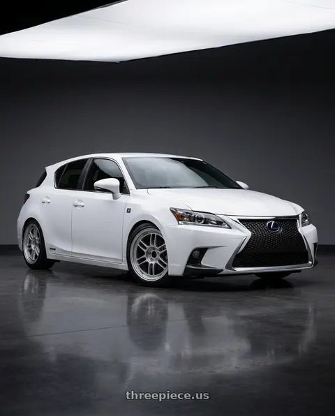 2015 Lexus CT200h F Sport with Enkei RPF1 5x100 18x8+35 Silver wheels