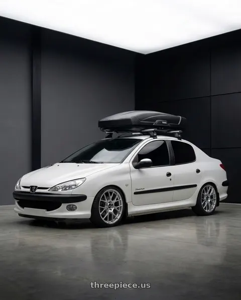 2011 Peugeot 206 SD with BBS RE-V7 5x112 18x8.5 +25 Diamond Silver wheels