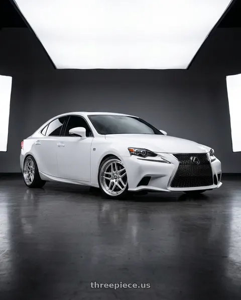 2016 Lexus IS300 F Sport with ESR Wheels CS15.2 5x114.3 18x9.5 +35 Diamond Silver wheels