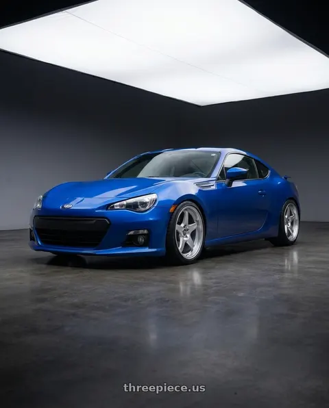 2024 Subaru BRZ with ESR Wheels APEX SERIES AP5 5x114.3 18x10.5 +22 Hyper Silver wheels