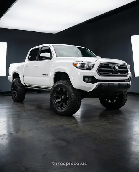 2022 Toyota Tacoma SR5 with MSA Offroad Wheels M20 KORE 4X110 14X7 -52 SATIN BLACK wheels