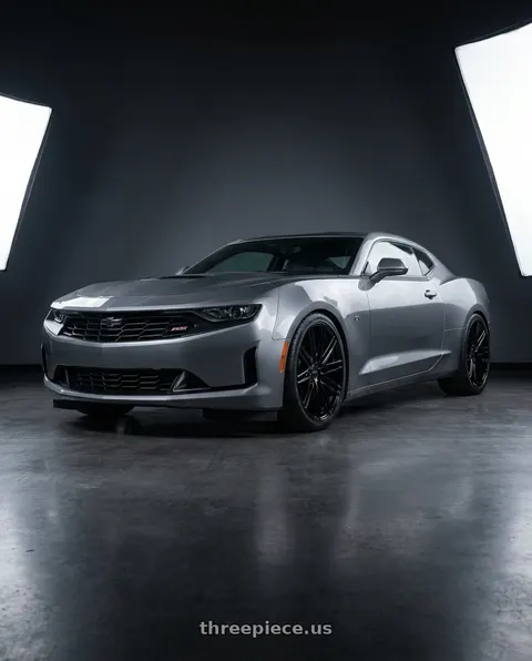 2019 Chevrolet Camaro SS with Petrol P1C 5X120 19X8 +35 GLOSS BLACK wheels