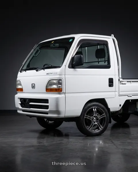1996 Honda ACTY KEI Truck with Konig Incident 4X100/4X114.3 13x5.5+38 Graphite wheels