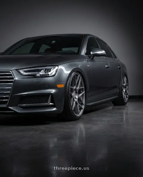 2023 Audi S4 with Aodhan AFF2 5x112 19x9.5+35 Matte Gray wheels