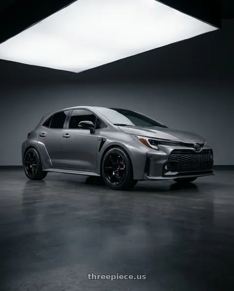 2023 Toyota GR Corolla with Advan RGIII 5x114.3 18x9.0+25 Gloss Black wheels