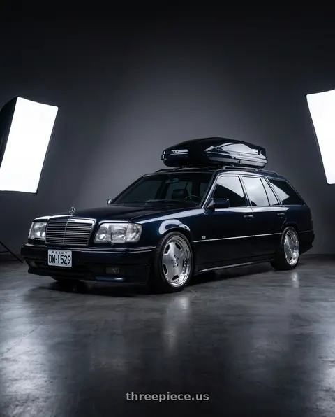 1995 Mercedes-Benz E300 with Center Line Convo Pro 2.0 5X120.65 15x4 -6 Polished wheels
