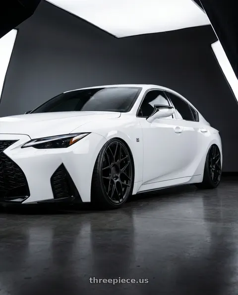 2018 Lexus IS350 F Sport with Aodhan AFF2 5x114.3 19x8.5+35 Matte Black wheels