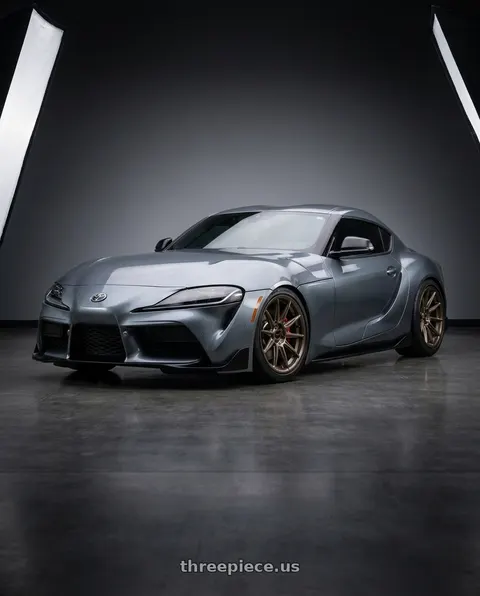 2020 Toyota GR Supra with Konig Ampliform 5x112 18x8.5+43 Gloss Bronze wheels