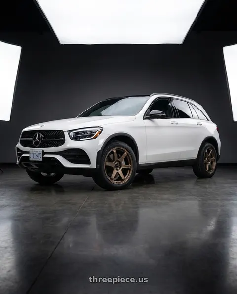 2022 Mercedes-Benz GLC300 with Enkei T6R 5x114.3 17x9+40 Matte Bronze wheels