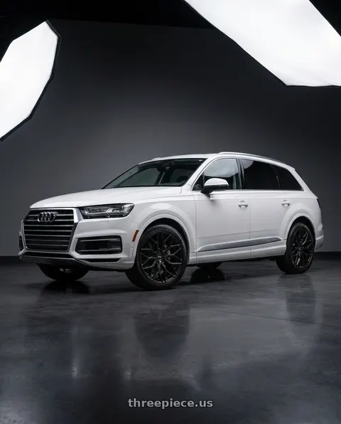 2019 Audi Q7 with Niche 1PC M261 MAZZANTI 5X112 22X10 +20 MATTE BLACK wheels