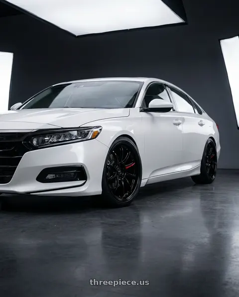2020 Honda Accord Sport with Work Zr10 2P 5x114.3 19x8.5 +45 Black wheels