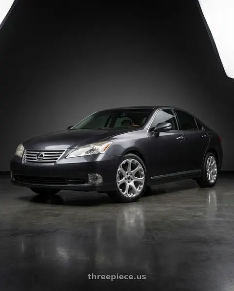 2012 Lexus ES350 with Heritage Wheel Kokoro MonoC 5X114.3 19x8.5+35 Silver wheels