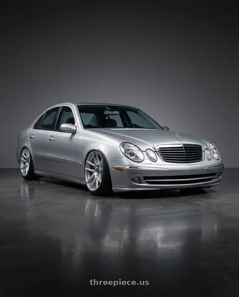 2006 Mercedes-Benz E500 with ESR Wheels CS SERIES CS8 5x112 18x10.5 +22 Hyper Silver wheels