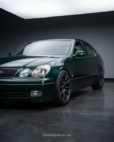 1998 toyota aristo with WedsSport SA-10R 5x114.3 18x8.5+35 F wheels