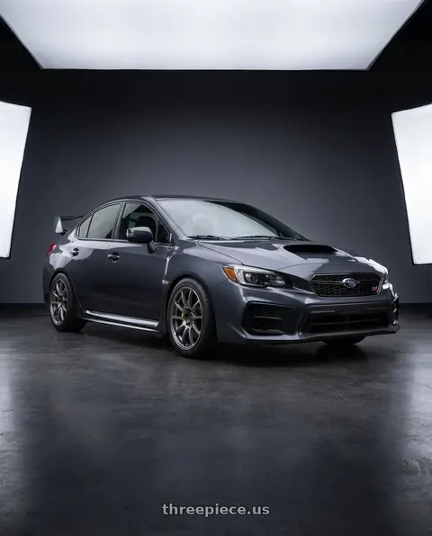 2021 Subaru WRX STI with Enkei PF09 5x114.3 18x9.5+40 Dark Silver wheels