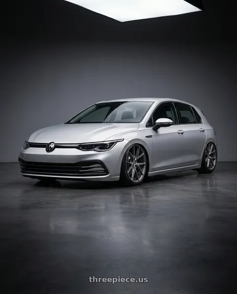 2024 Volkswagen Golf R with Niche 1PC M116 MISANO 5X112 19X8.5 +34 MATTE GUN METAL wheels