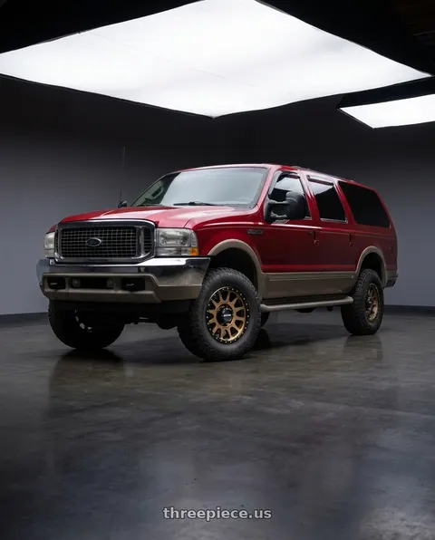 2002 Ford Excursion with Method MR305 NV 20x10 -18mm Offset 8x170 130.81mm CB Bronze Wheel - MR30521087918N wheels