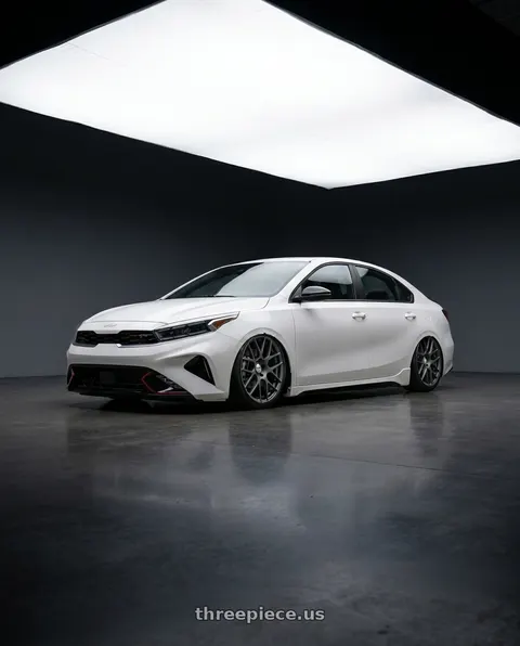 2023 Kia Forte GT with TSW NURBURGRING 5X114.3 17X7.5 +45 MATTE GUNMETAL wheels