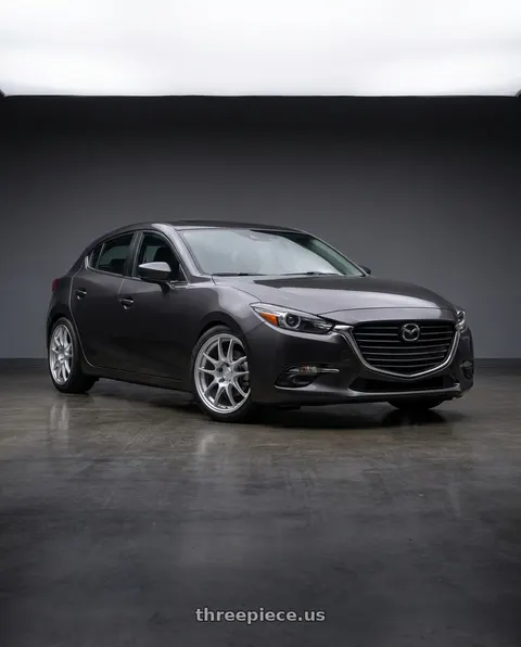 2017 Mazda 3 Grand Touring with Enkei PF01 5x114.3 18x8+50 Silver wheels