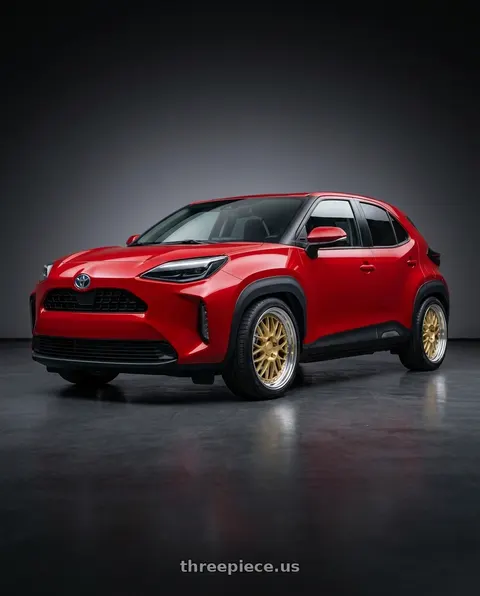 2022 Toyota Yaris Cross with Work Brombacher Mesh wheels