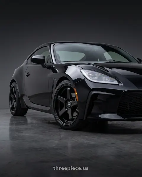 2026 Toyota GR86 Premium with F1R FC5 5x100 18x9.5 +35 Matte Black/Gloss Black Lip wheels