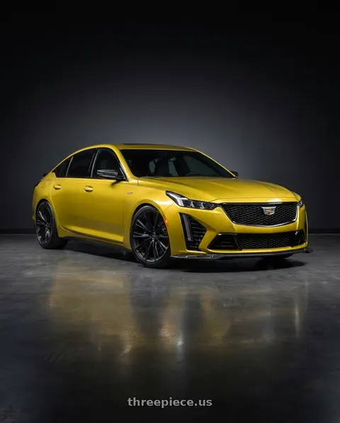 2023 Cadillac CT5 V Blackwing with MV Forged MVF2 5x120 20x9.5 +20 Satin Black wheels